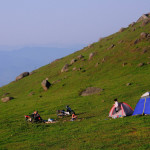 Go camping to Dong Cao Plateau